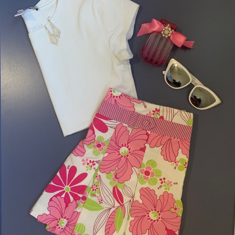 Campaigne Floral Print Mini Skirt